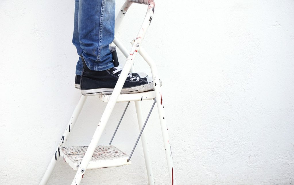 standing-on-ladder