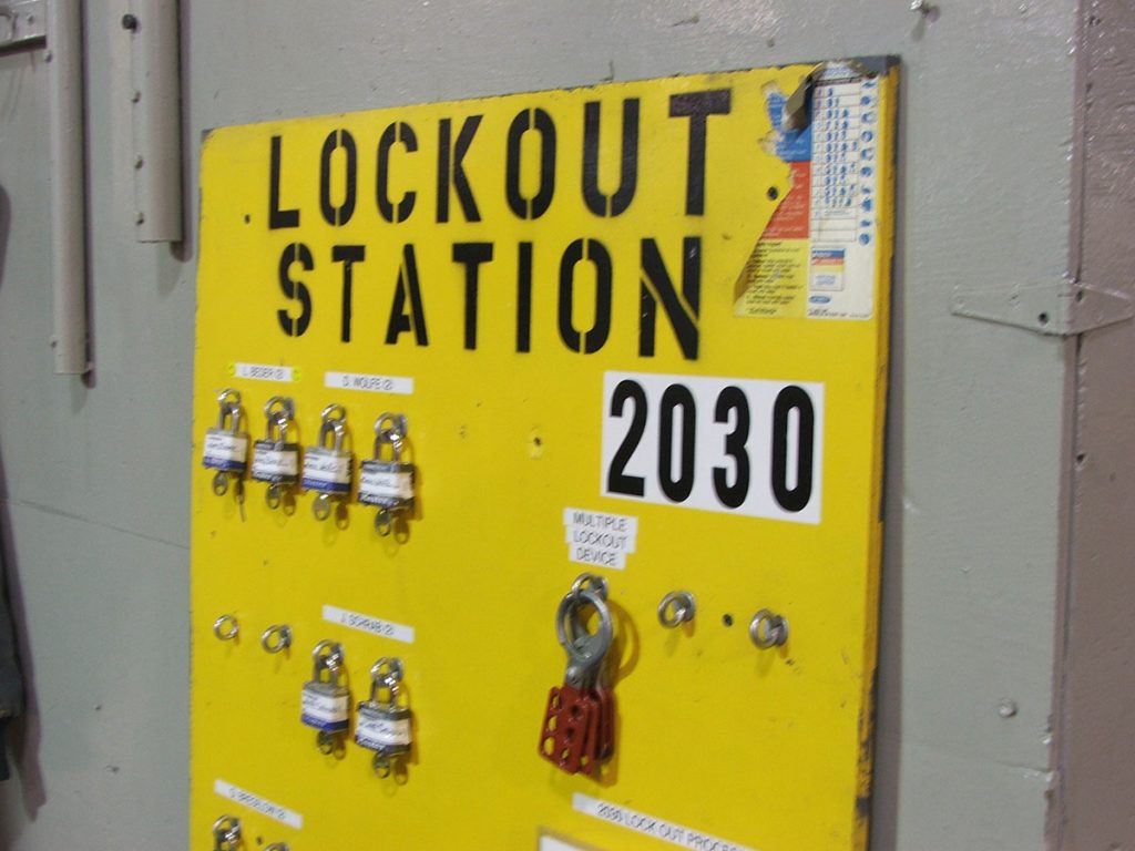 lockout tagout - lockout station