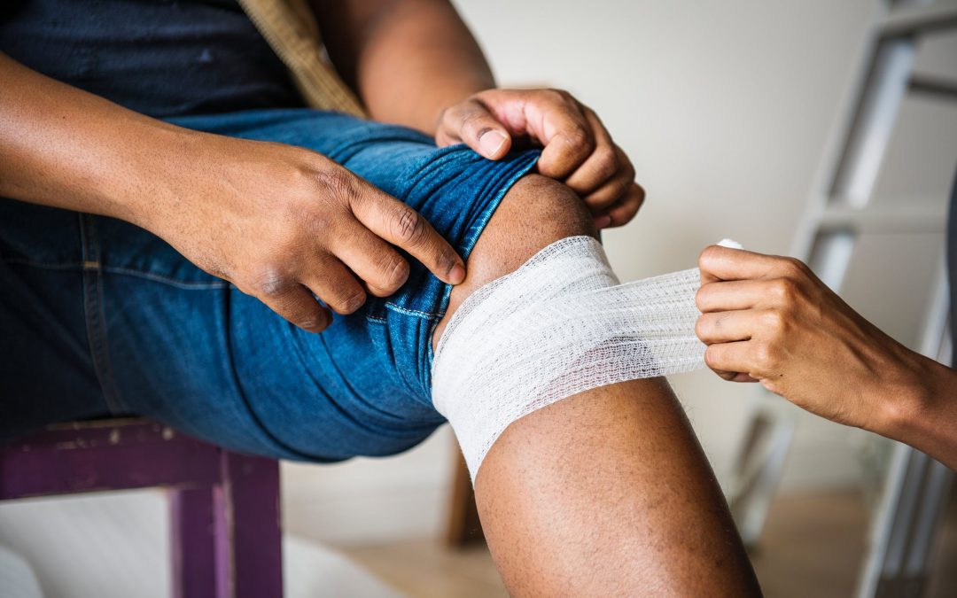 First aid wrapping gauze