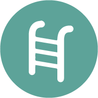 Ladder safety training logo