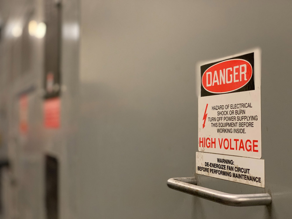electrical safety warning