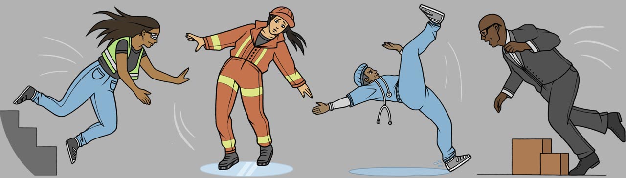 Cartoons Slips Trips Falls